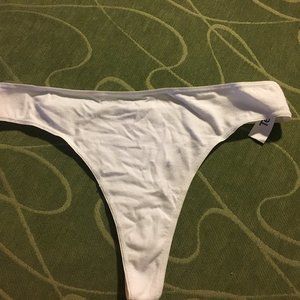 Brand New Tex White Thong